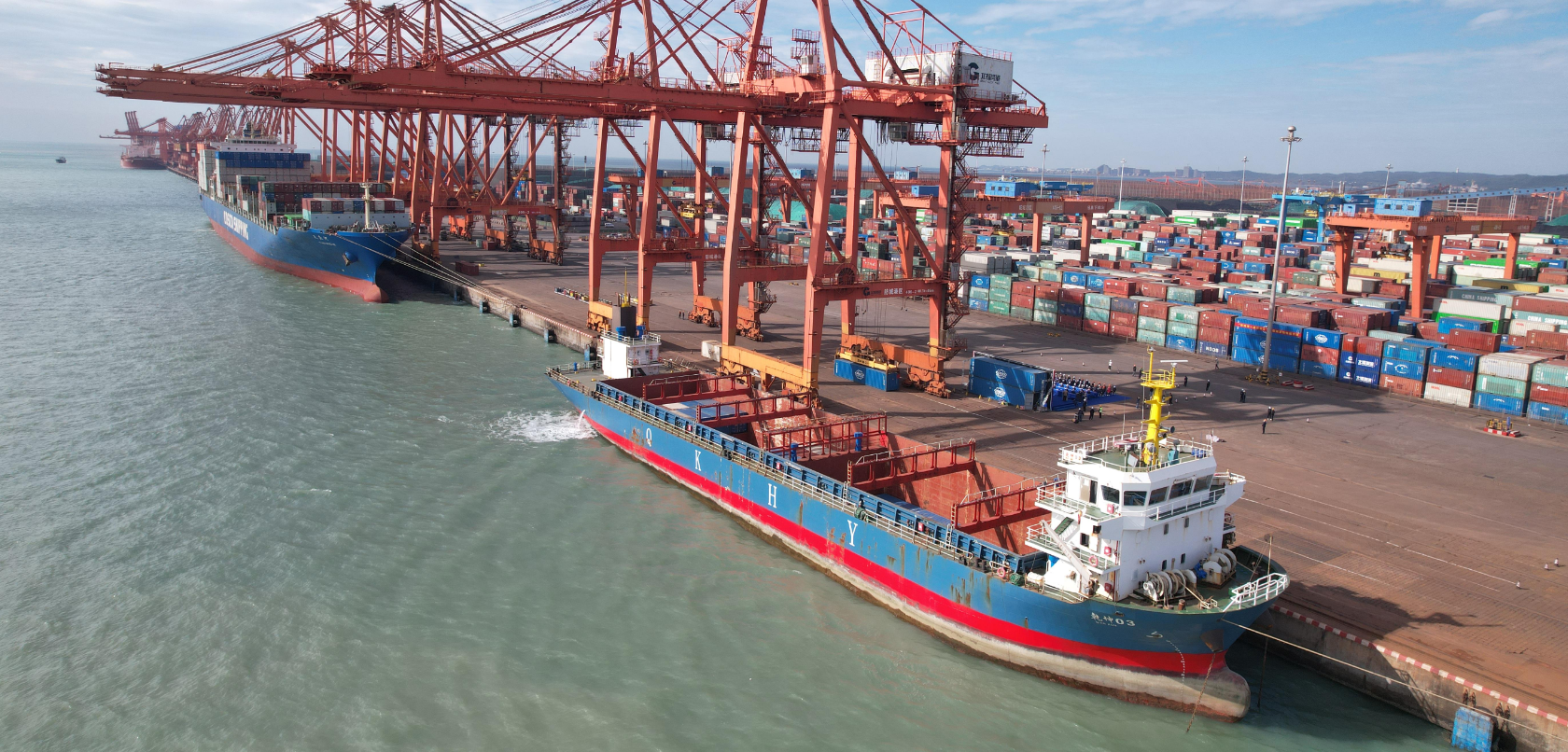 “防城港-順德新港”集裝箱班輪快線正式開通，運(yùn)輸時效大幅提升10天以上